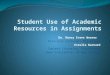 NTLTC 2011 - student use of academic resources in assignments