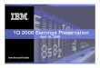 IBM First Quarter Earnings Presentation