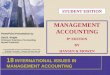 Akuntansi Manajemen Edisi 8 oleh Hansen & Mowen Bab 18