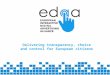 Delivering transparency, choice and control for European Citizens - EDAA