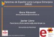 Diplomas de Español como Lengua Extranjera