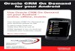 Oracle CRM On Demand for your Android