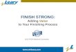 Adding Value to Your Finishing Process