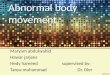 Abnormal body movement in children