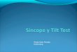 Sincope y Tilt Test