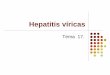 Tema 17. hepatitis víricas