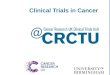 BCCT Showcase - Cancer Research UK Clinical Trials Unit