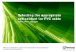 Perstorp - Selecting the appropriate antioxidant for PVC cable