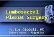 Lumbosacral plexus surgery