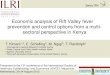 Economic analysis of Rift Valley fever prevention and control options from a multi-sectoral perspective in Kenya