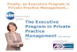 EIM's Executive Program in Private Practice Management
