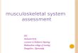 Physical Assessment of Musculoskeletal System