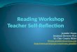 Reading workshop self reflection teachers meeting
