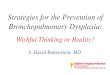 Strategies for the Prevention of Bronchopulmonary Dysplasia: Wishful Thinking or Reality?