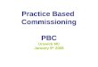Practice based commissioning
