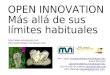 Open Innovación - Más allá de sus límites habituales
