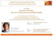 Vortrag 'Service Provider - Service-Trilemma & Geschäftsmodell' 2014-11-06 V01.01.00