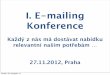 E-MAILING KONFERENCE 2012