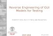Reverse engineering of gui models