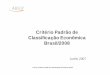 Classificacao Brasil - classe socioeconomica