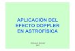 Aplicacion Del Efecto Doppler en Astrofisica