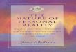A Seth Book the Nature of Personal Reality by Jane Roberts