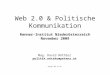 Web 2.0 & Politische Kommunikation