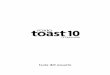 Toast 10 Titanium           Guía del usuario