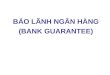 bẢo lÃnh NgÂn hÀng (Bank Guarantee)