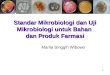 Standar Mikrobiologi Untuk Produk Farmasi1