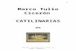 Ciceron Marco Tulio - Catilinarias Bilingue