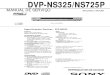 Sony - DVD DVP-NS325, 725P - Service Manual
