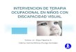 INTERVENCION DE TERAPIA OCUPACIONAL EN NIÑOS CON DISCAPACIDAD VISUAL