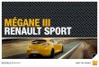 Catálogo y Ficha Técnica Renault Mégane III RS