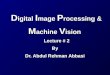 Dip  lect2-Machine Vision Fundamentals