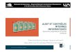 Mise en place de l’audit et des contrôles internes informatiques - Thibaut de la Bouvrie - iCompetences RSI2012