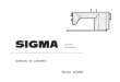 manual de Labores Sigma Supermatic 2000