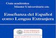 enseñanza del español como lengua extranjera guia académica