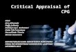 Critical Appraisal Ppt