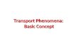 Transport Phenomena - Basic Concept
