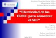 Efectividad de las ERNC para alimentar el SINC