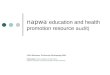 NAPWA Education and Health Promotion Resource Audit
