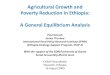 Agricultural Growth and Poverty Reduction in Ethiopia: A General Equilibrium Analysis