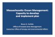Bruce Carlisle Massachusetts Ocean Management: Capacity to develop and implement plan