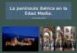 Tema 3. La península Ibérica en la Edad Media: Al Ándalus