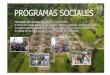Programas sociales