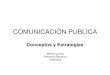 COMUNICACION PUBLICA: CONCEPTOS Y ESTRATEGIAS