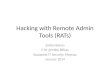 Hacking with Remote Admin Tools (RAT)