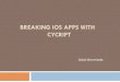 Breaking iOS Apps using Cycript