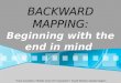 Backward mapping presentation